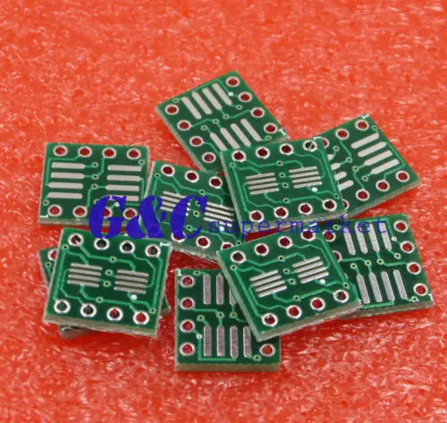 

10PCS SOP8 SO8 SOIC8 TO DIP8 Interposer board pcb Board Adapter Plate hot