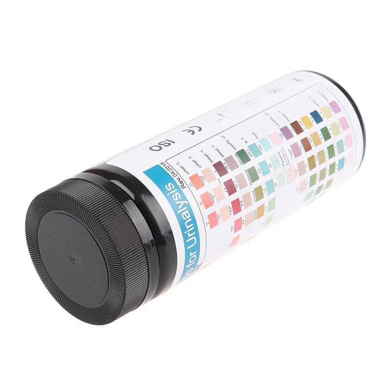 URS-14 100 Streifen Urin analyze Reagenz Test papier Urin pH Teststreifen Leukozyten – Detail 8