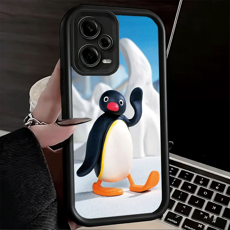 Cartoon Penguin Design Soft Phone Case Sleeve
