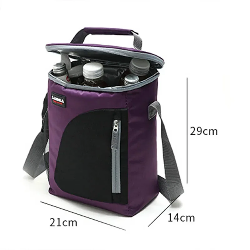 Camping Picnic Bag Portable Tourist Survival Gadget Basket Folding Waterproof Insulated Handbag Food Lunch Storage Cool Backpack
