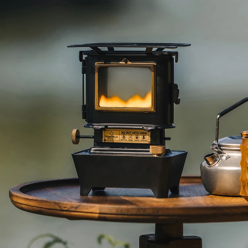 Thous Winds Fire Dance View Fire Oil Lamp Stove Heater Outdoor Camping Kerosene Lamp Tea BBQ Grill 2