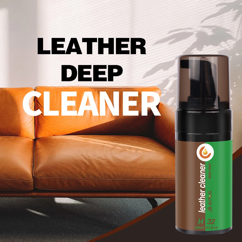 Leather Cleaner Foam For Sofa Boots Handbags Car Interior Seat Furniture Removes Surface Dirt Salt JB-XPCS H32