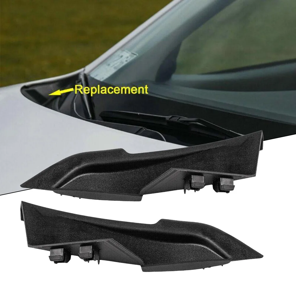 Car Front Windshield Wiper Side Trim Cover Water Deflector Cowl Plate