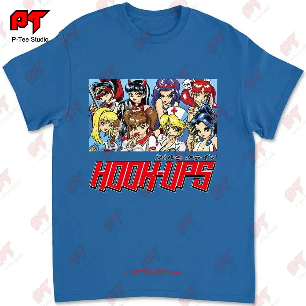 Hook Ups Skateboard Anime Girls T-shirt G02Q - AliExpress