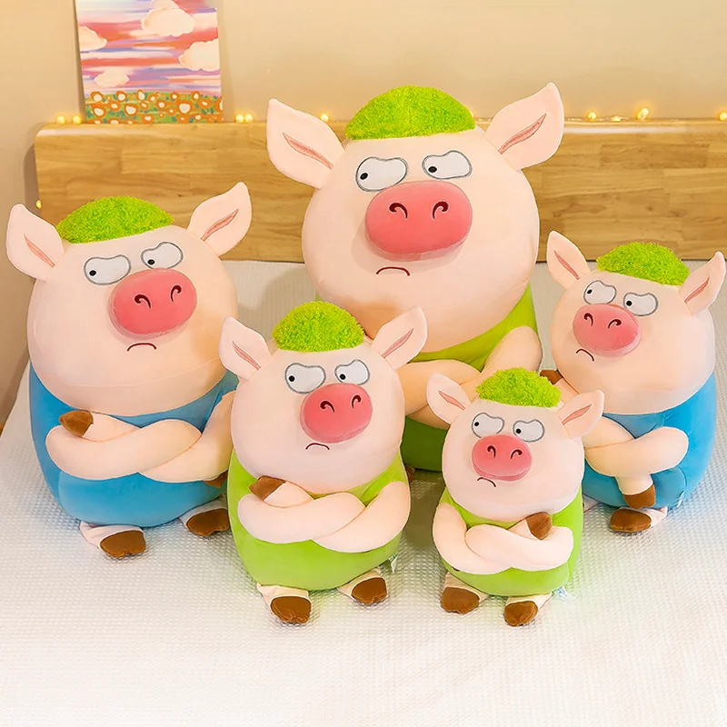 

Cute And Fun Pig Doll Soft Plush Doll Sleeping Pillow Birthday Gift Christmas Gift Pp Cotton Fill Multiple Sizes Available