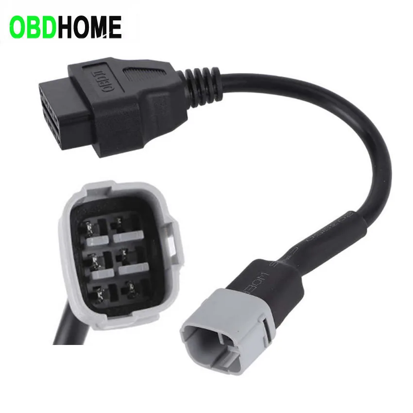 Adattatore Da 6 Pin A Obd2 A 16 Pin Per Suzuki 7000Tw Scanner Per Moto 6 Pin Spina Cavo Strumento Diagnostico Obd2 Connettore Maschio Femmina