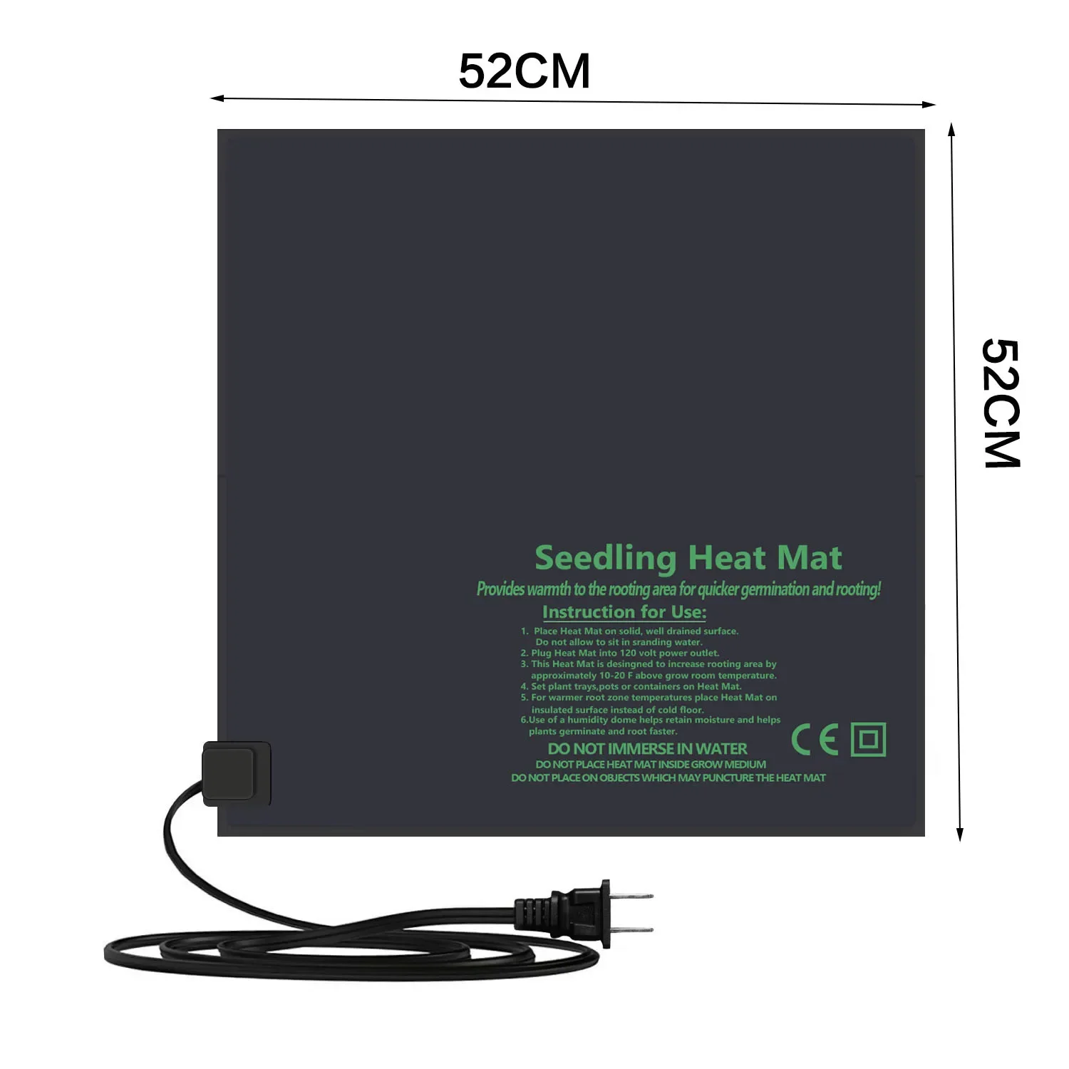 Plant heating mat Flower and plant seedling mat Cultivation electric blanket Waterproof insulator Winter orchid seedling