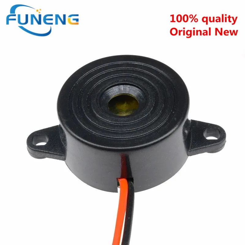SFM-20B DC3-24V 내구성 피에조 전자 부저 알람, 95DB 연속 사운드 비퍼, 아두이노 자동차 밴용, 3-24V, 5 개