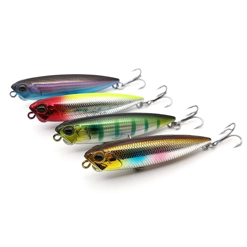 Floating Pencil Fishing Lure Top Water Dogs Hard Lures Baits Wobbler Artificial Hard Bait Fishing Tackle Pesca 1PCS 6.5cm 5.8g fishing lure