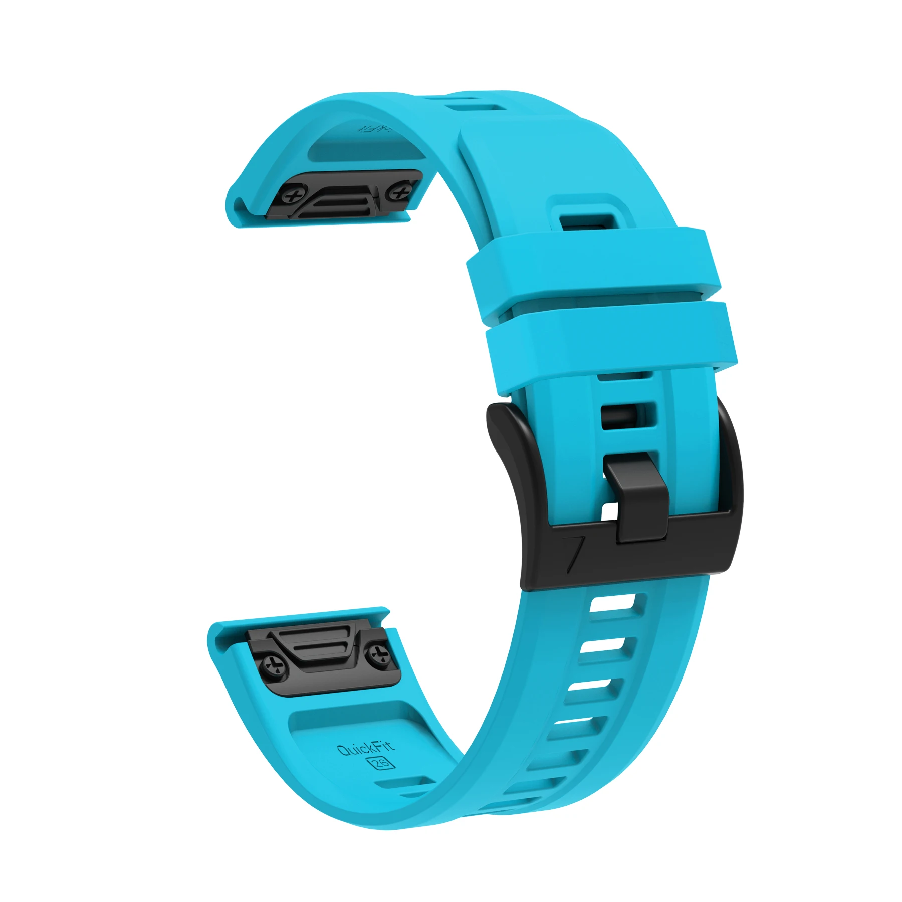 Premium 26mm Silicone Sport Watch Band - Versatile Fit