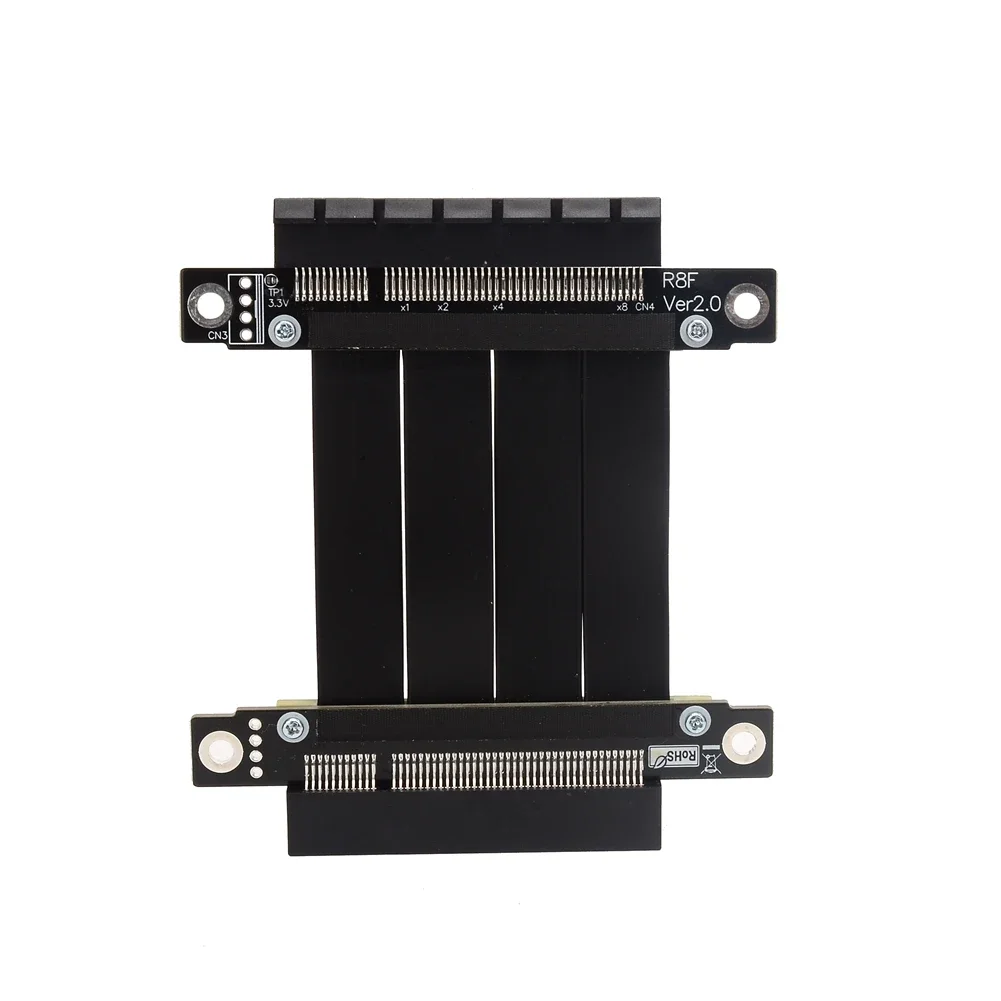 Conectores Fêmea para Fêmea Cabo de Extensão Direto de Sinal Server Gpu Pci-e 8x Extender Adt R88ff Pcie 3.0x8 Riser - Imagem 6