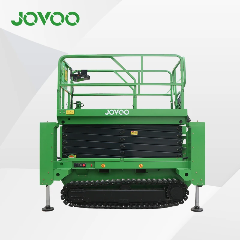 

JOVOO 4m 6m 8m 10m 12m Factory/Warehouse/Workshop/Stations Rough Terrain Self-Propelled Crawler Scissor Lift