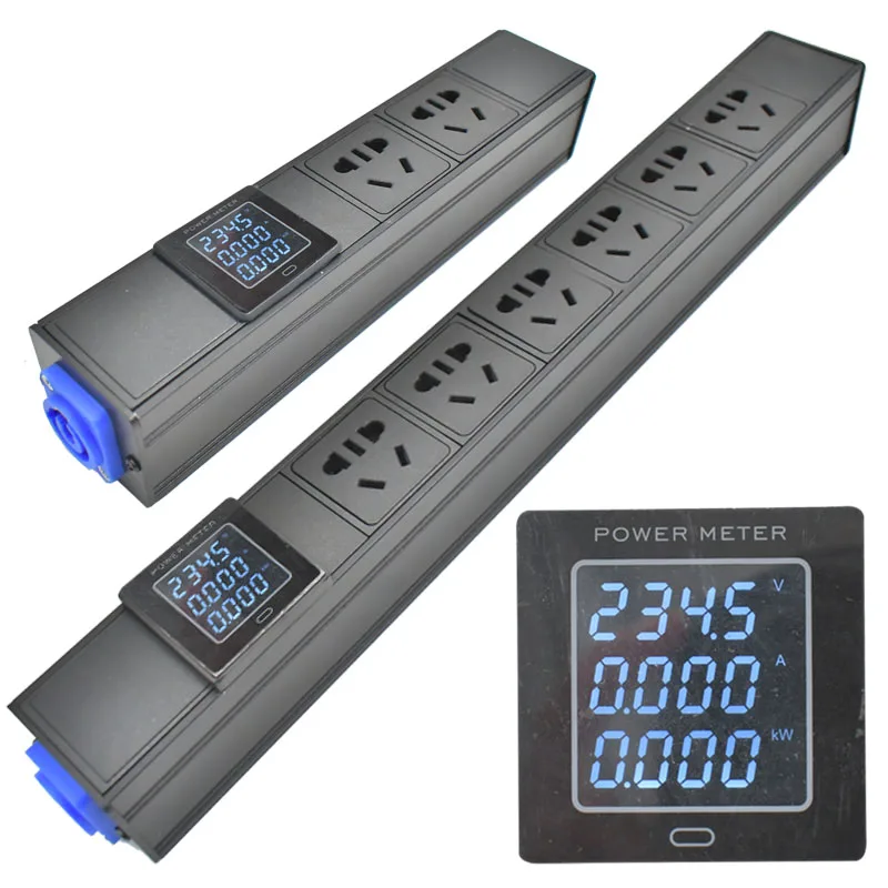 Фото Удлинитель PDU 1-10 С выходной розеткой AC/AU, аудиоразъем 3P powercon, штепсельная вилка Schuko Powerlink с мощным входом и выходом №2