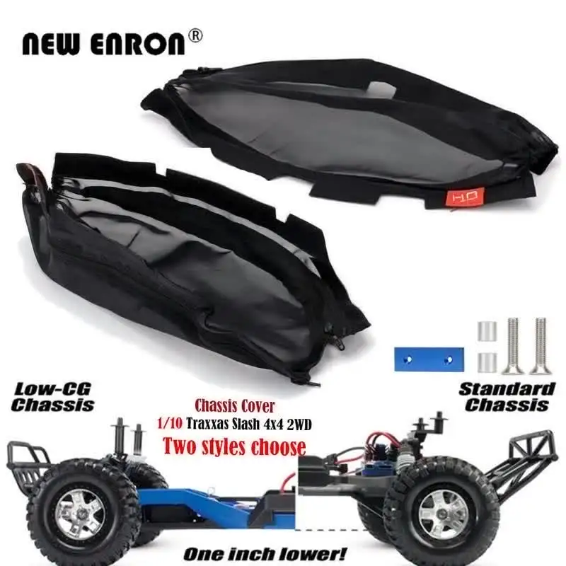 Parapolvere Per Telaio Traxxas Slash LCG 1/10 – Protezione Antisporcizia Per Auto RC, Colore Nero