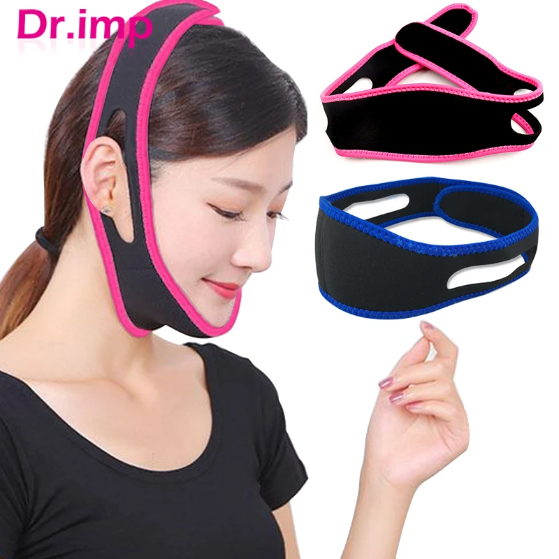 Dispositivo Di Sollevamento Del Viso 3D Massaggiatore Per Viso Sottile Bende Correzione Del Viso A V Shaper Per Il Viso Maschera Più Sottile Cintura S