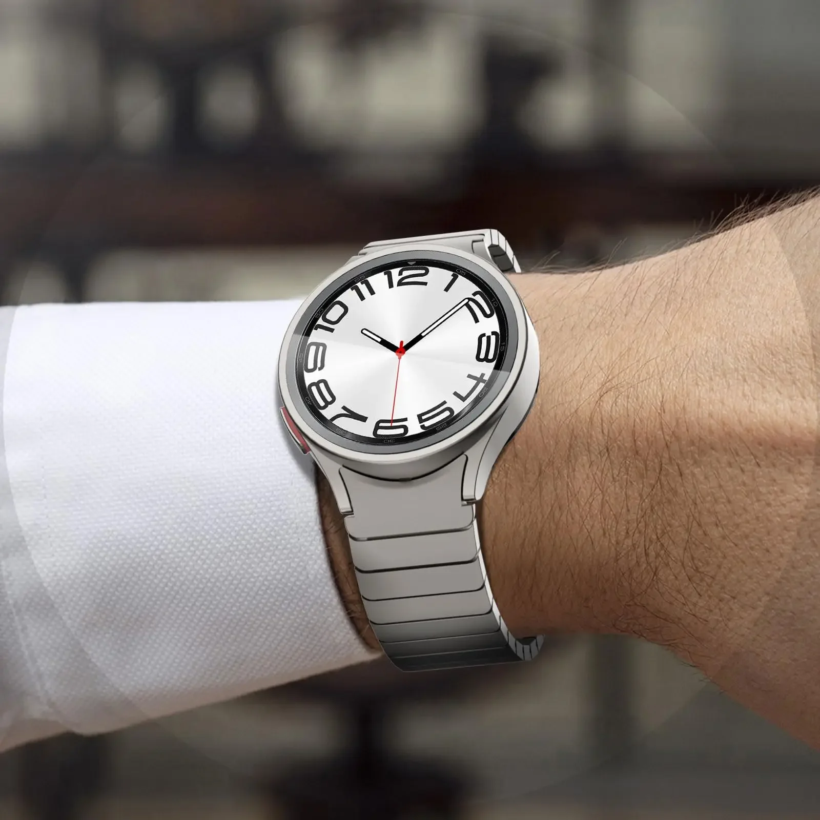 Premium Stainless Steel Magnetic Watch Strap, No Gaps Design
