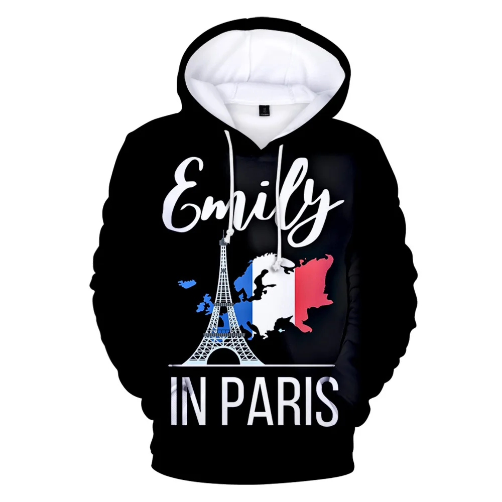 

men's and women's Streetwear hooded sweatshirt Emily In Paris 3D Print Oversized Women/Men Hoodie Sweatshi loose Hip Hop Clothes