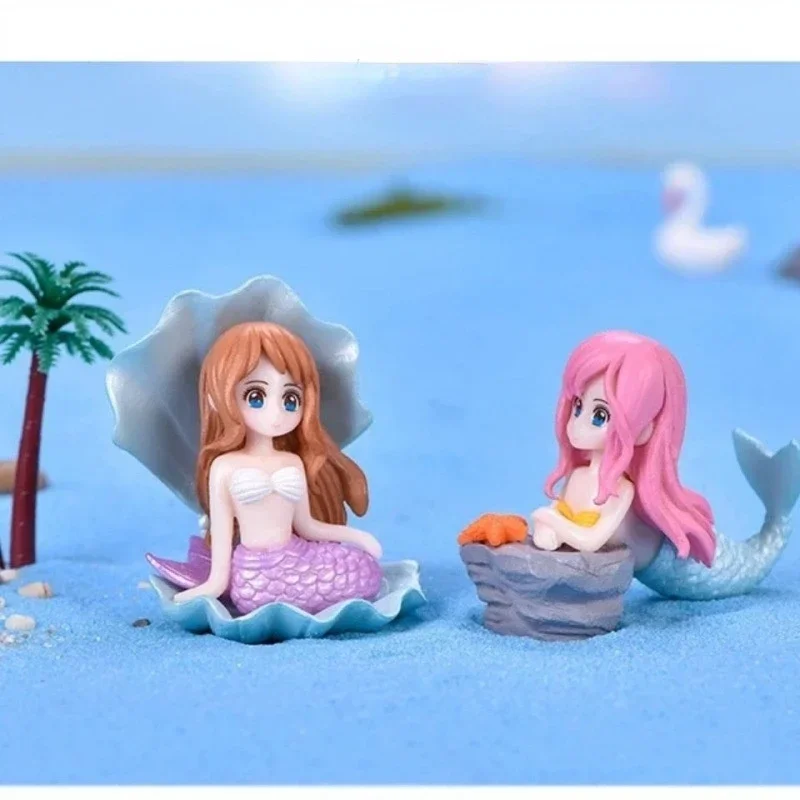 Aquarium Mermaid Ornaments Figurines Decorations