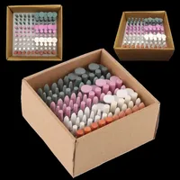 100Pcs/set Ceramic Stone Nail Drill Bits Electric Mills Cutter For Manicure Machine Nail Drill Accessories Pedicure Nail Tools 1