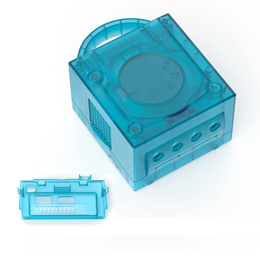 ゲームキューブ Bitfunx ゲームキューブ NGC 交換用シェル透明ケース ゲーム