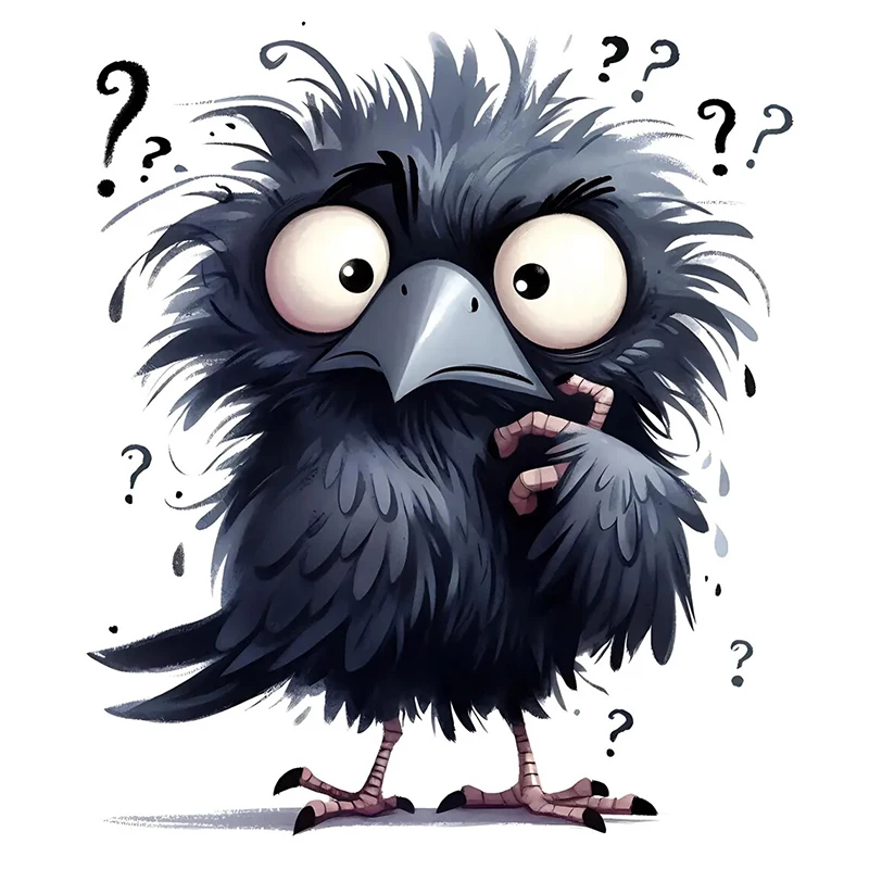 1pc Funny Black Raven Sticker Water-proof Home Wall Decal for Wall Bathroom Cabinet Door Toilet Car Laptop wall stickers,toilet stickers