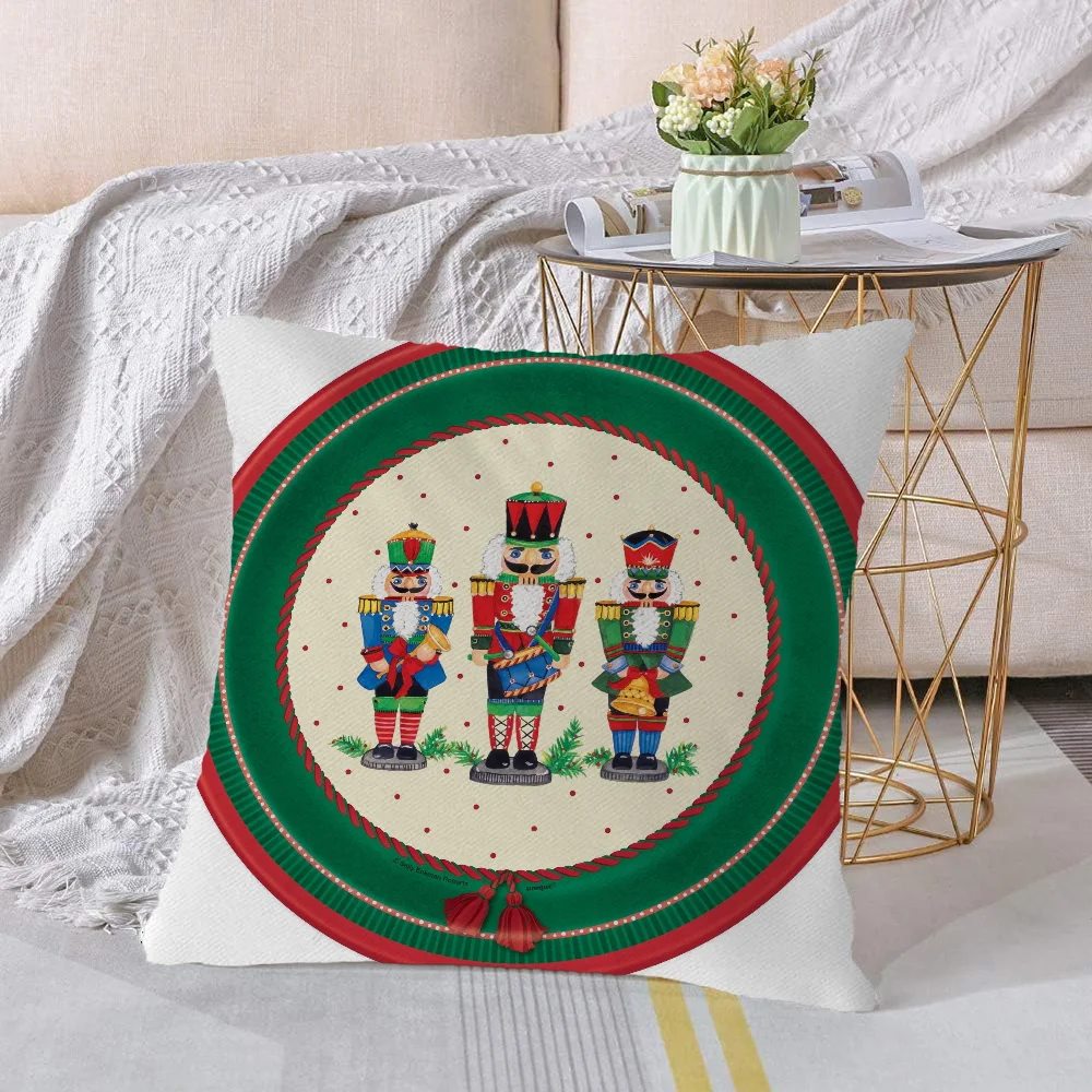 Cojines Decorativos Cascanueces Hogar y Decoración Regalo Personalizado Fundas de Almohada Funda de Cojín 45x45 Almohadas Sofá Regalos
