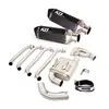 Exhaust System For Honda CB650FR CBR650F 2014-2023 Motorcycle Muffler Box Side Row Front Tube Header Link Pipe Slip On Steel