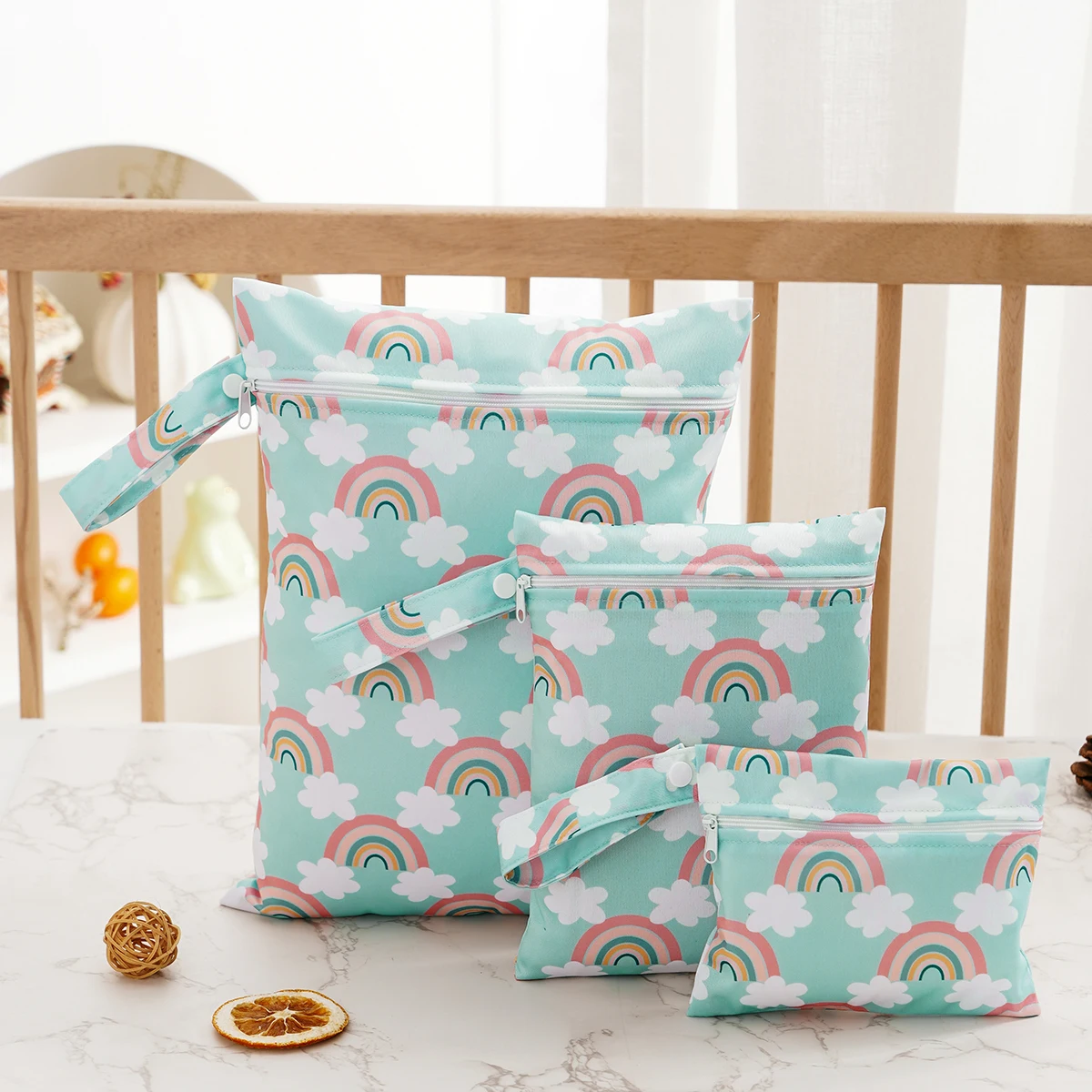 Elinfant 3-Piece Waterproof and Reusable Wet/Dry Bag Set