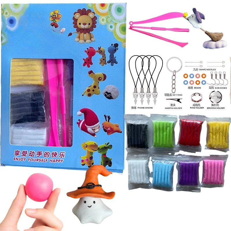 Non Toxic Polymer Clay Set for Jewelry Making