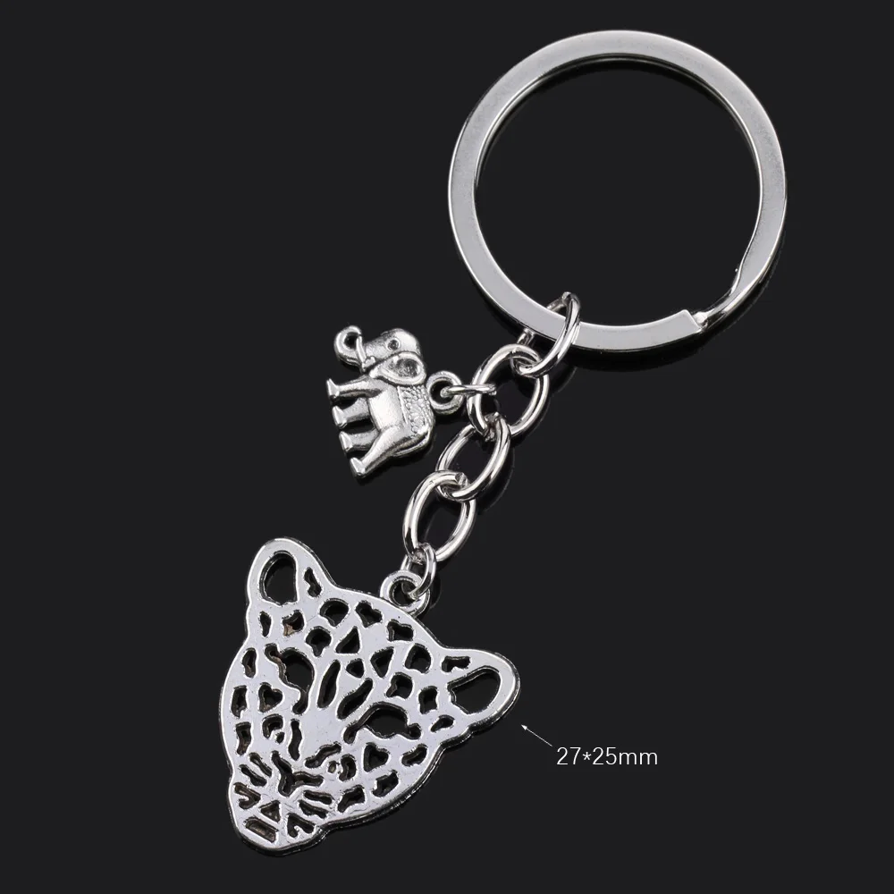 Charming Women's Keychain with Moon, Heart, and Animal Accents