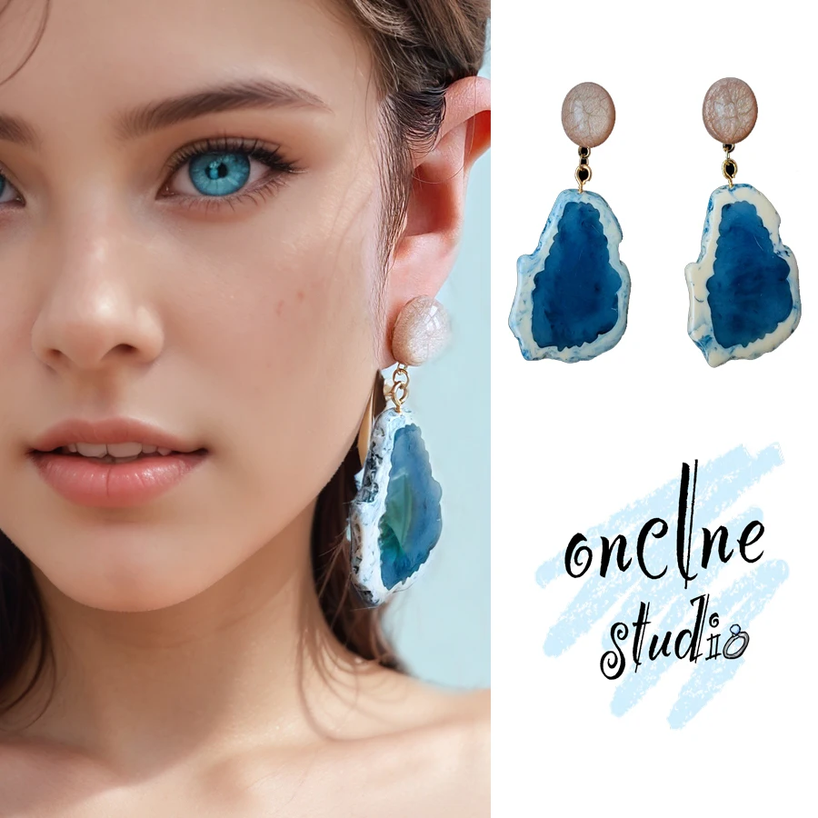 

Art and fashion trendsetter earrings for female niche styles loop earrings