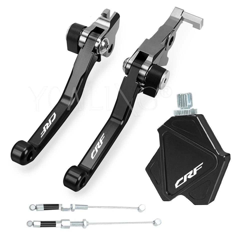Dirt Bike Brake Clutch Lever Clutch Easy Pull Cable System Set For Honda Crf 250 300 Crf250 Rally L M Rl Crf300L Crf250L Crf250M