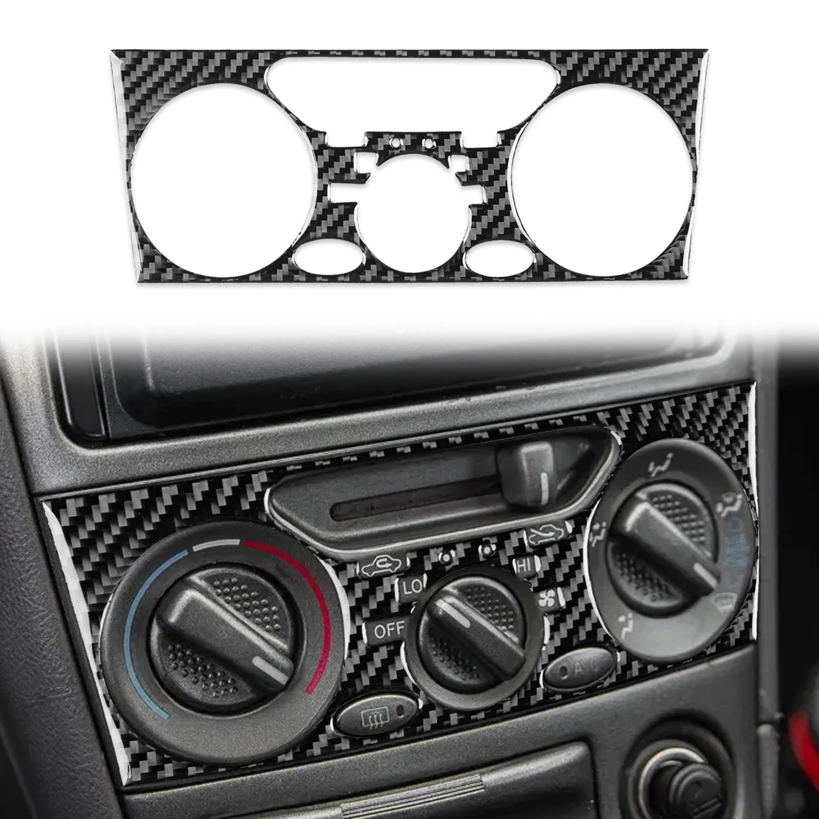 

Для Toyota Celica 2000, 2001, 2002, 2003, 2004, 2005, декоративная панель кондиционирования воздуха, декоративная наклейка, аксессуары для интерьера автомобиля