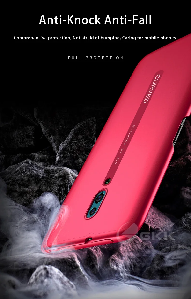 2 in 1 Lifting Camera Protection Case For OPPO Reno Reno2 Shockproof Anti-finger