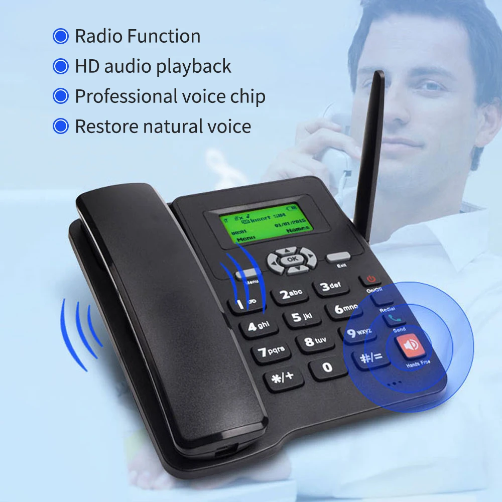 Huistelefoon met sim - DECT Telefoon | Huistelefoons
