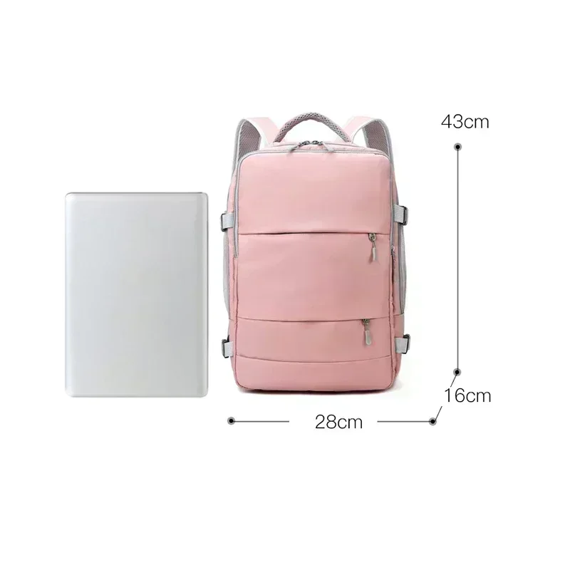 Zaino da viaggio per donna, zaino da trasporto, zaino per laptop TSA approvato per il volo, borsa da infermiera universitaria, zaino casual per il fin del weekender - immagine 3