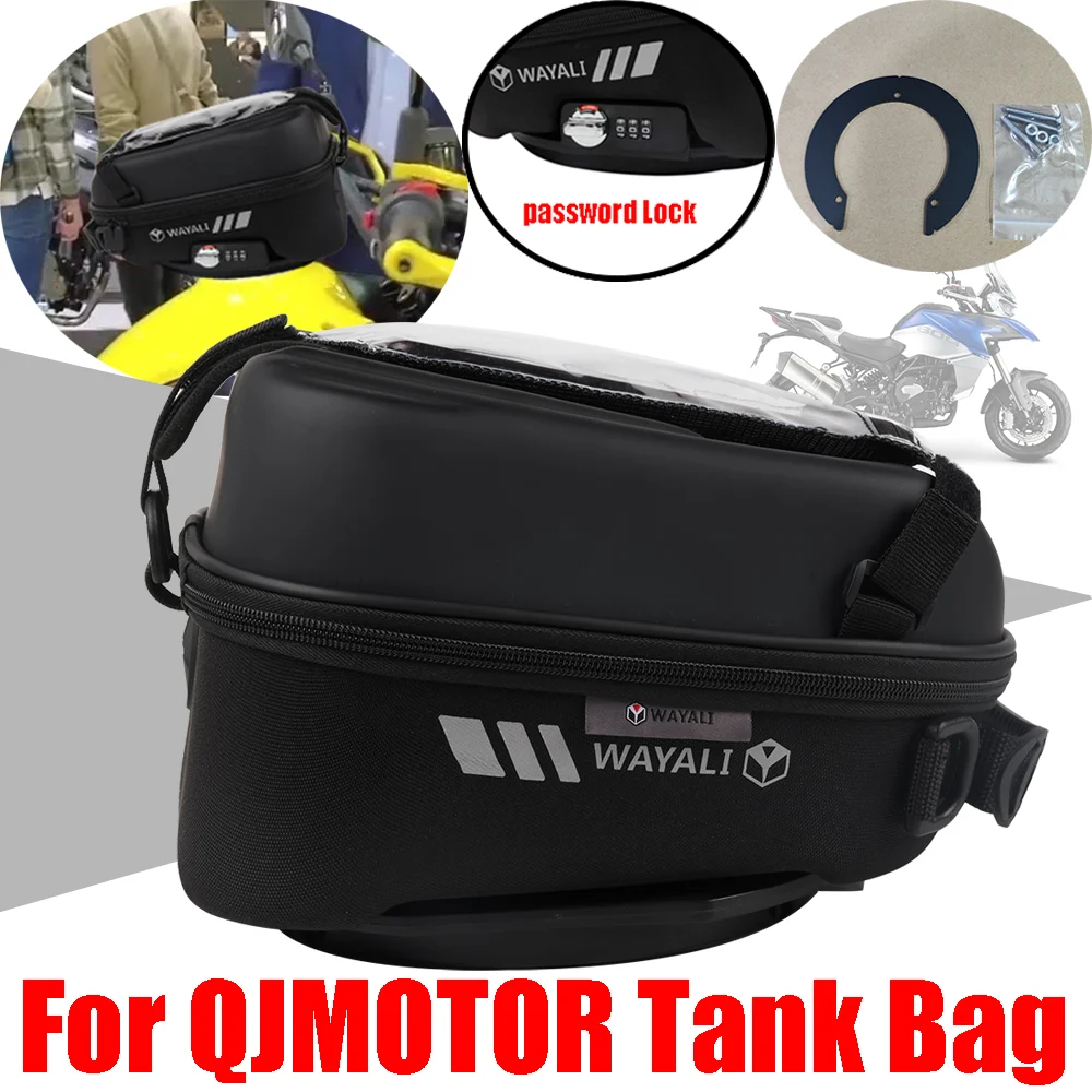 Tank Bag Tanklock Storage Bag For QJMOTOR QJ SVT 650 650X SVT650 SRT 500 550 750 800 X 700X 800X SRT500 SRT700X SRT750 SRT800X motorcycle tank bag