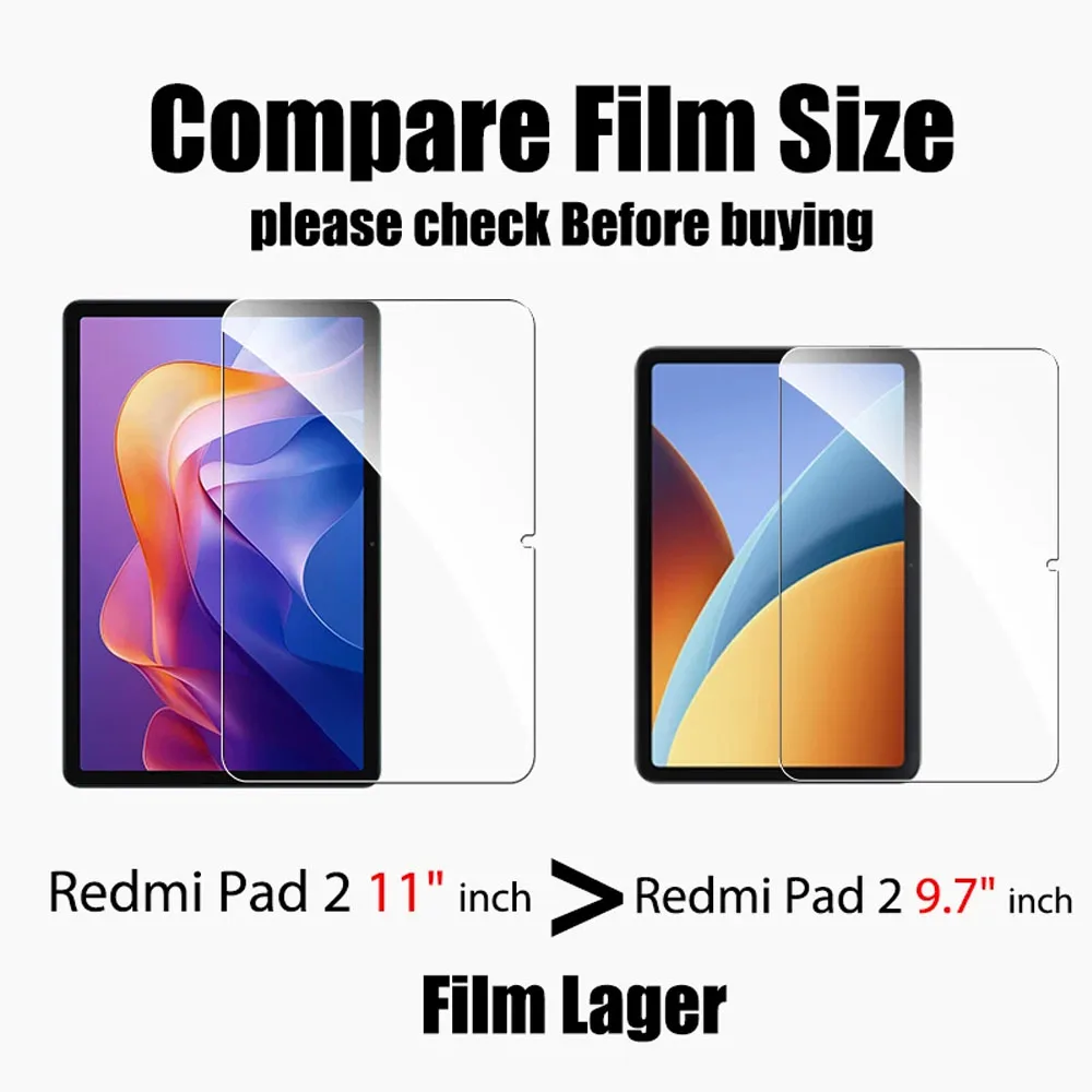 Premium Tempered Glass Screen Protector Duo - 9H Scratch Proof Protective Film