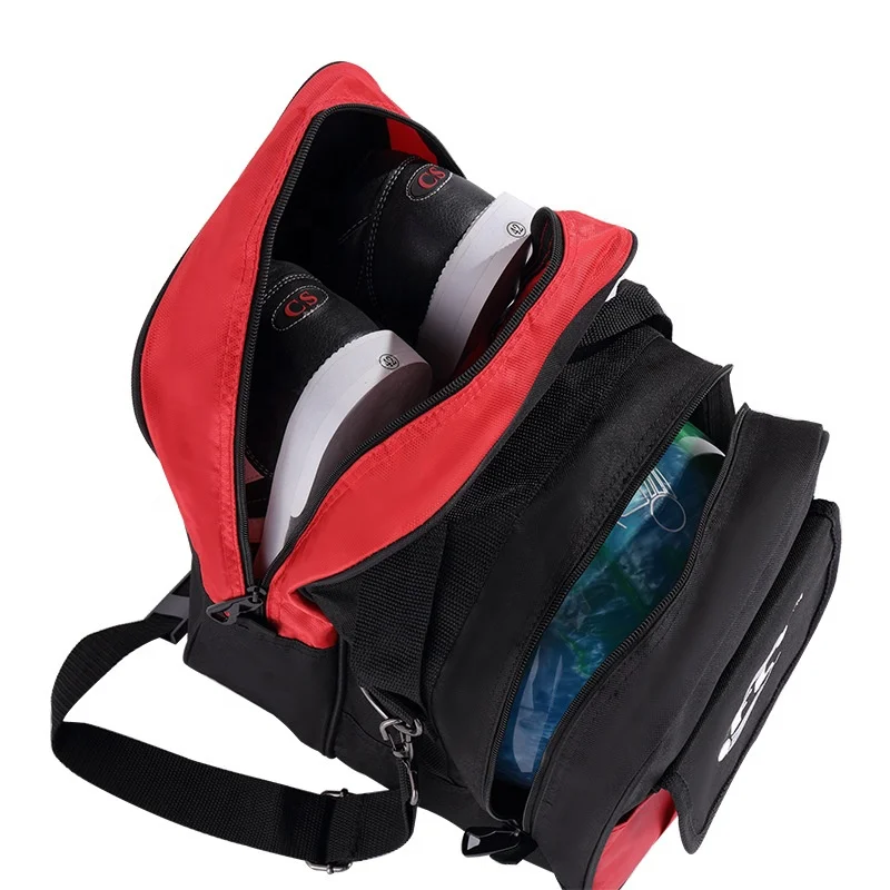 Sport Single Bowling Ball Tote Bag Holds Bowling Shoes Storage Bag