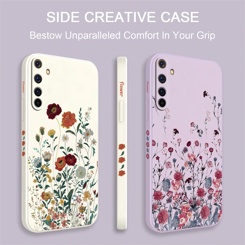 Rose Flower Silicone Shockproof Phone Case - Soft Protective Cover