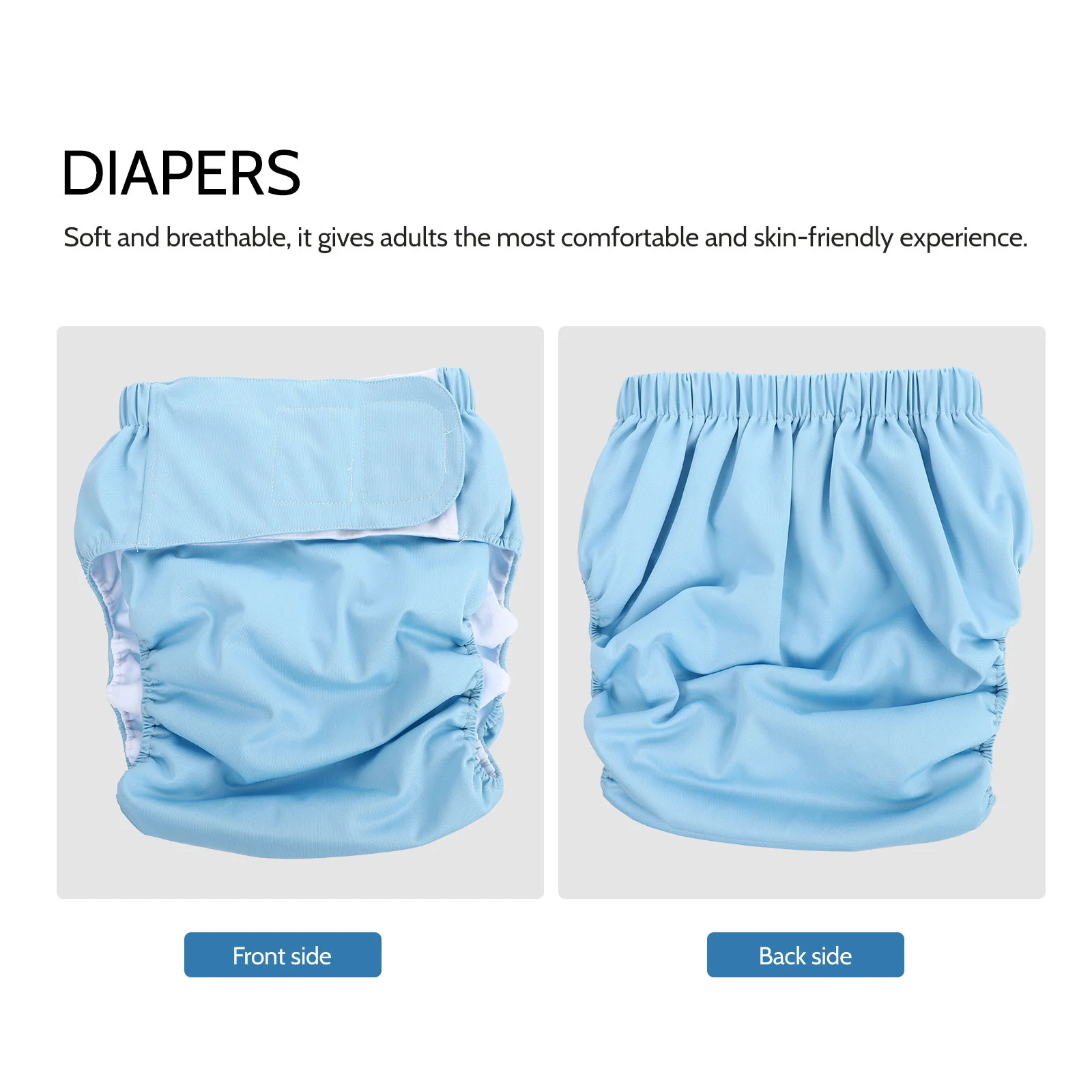 Adult Diapers Adults Cloth Pocket Nappy for Waterproof Reusable Mens Briefs 5