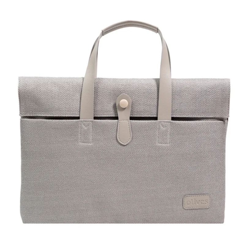 Canvas bag Women Computer package Men Briefcase Laptop Unisex Simple Designer Handbag Business Portfolio for sac document