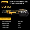 Dewalt DCF512 1/2 Inch Brushless Electric Ratchet Wrench 3/8In Cordless Variable Speed Power Wrench Impact Driver 20V Power Tool 6