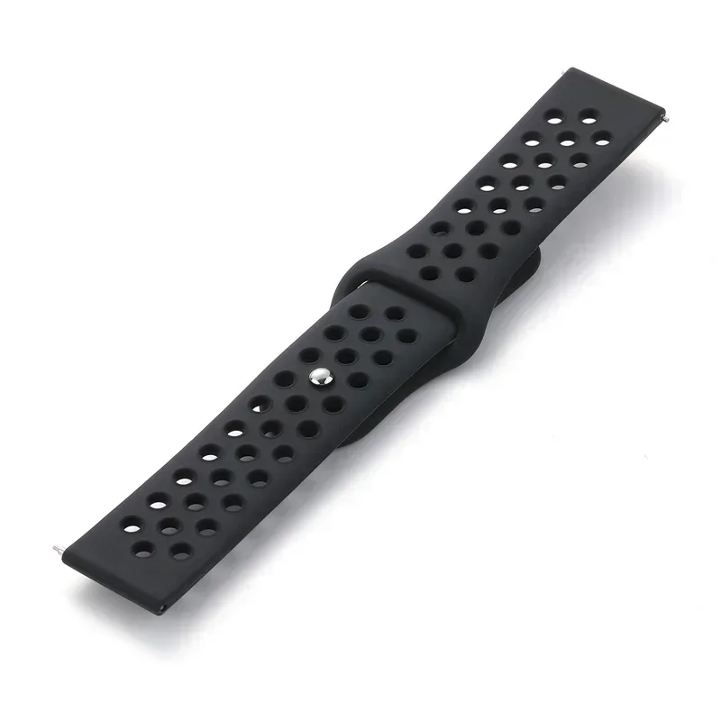 Silicone Sports Wristband Bracelet - 20mm/22mm Adjustable Strap