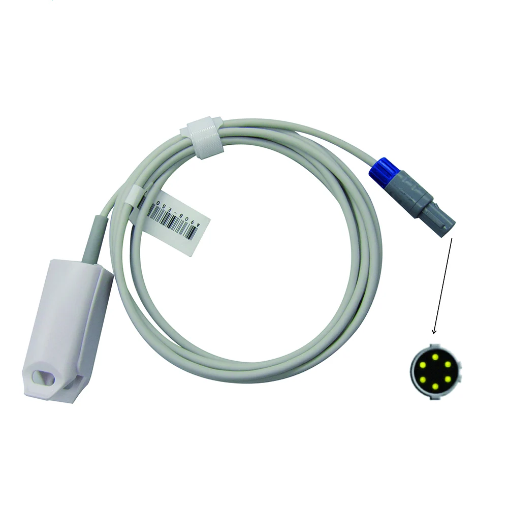 

Compatible SPRING SPR9000, Digital Patient Monitor, Reuse SPO2 Prob Sensor for Pulse Oximeter Blood Oxygen Saturation Monitoring