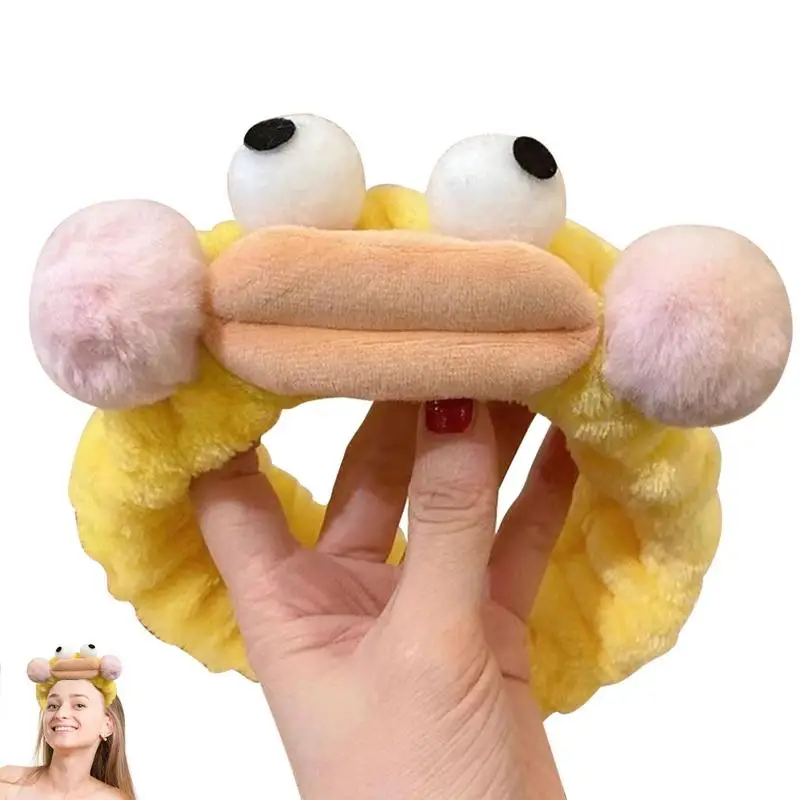 Skincare Headbands Funny Spa Headband For Washing Face Sausage Mouth