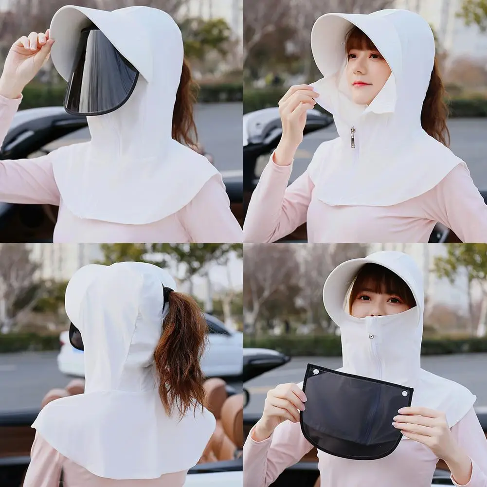 

Sunshade Sun Cap Female Summer Sunscreen Sun Protection Women Adjustable Outdoor Anti-UV Caps Men Cycling Hat Riding Z1B6