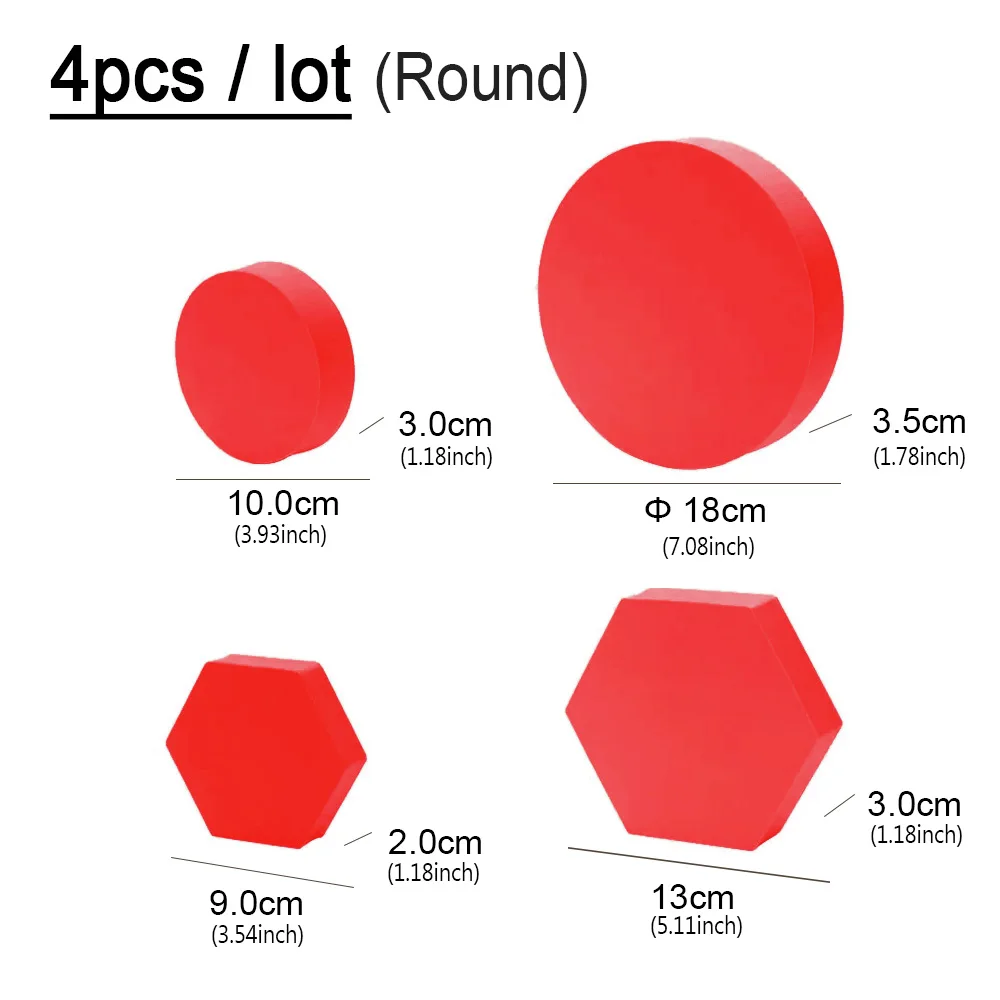 4 pcs Red set R