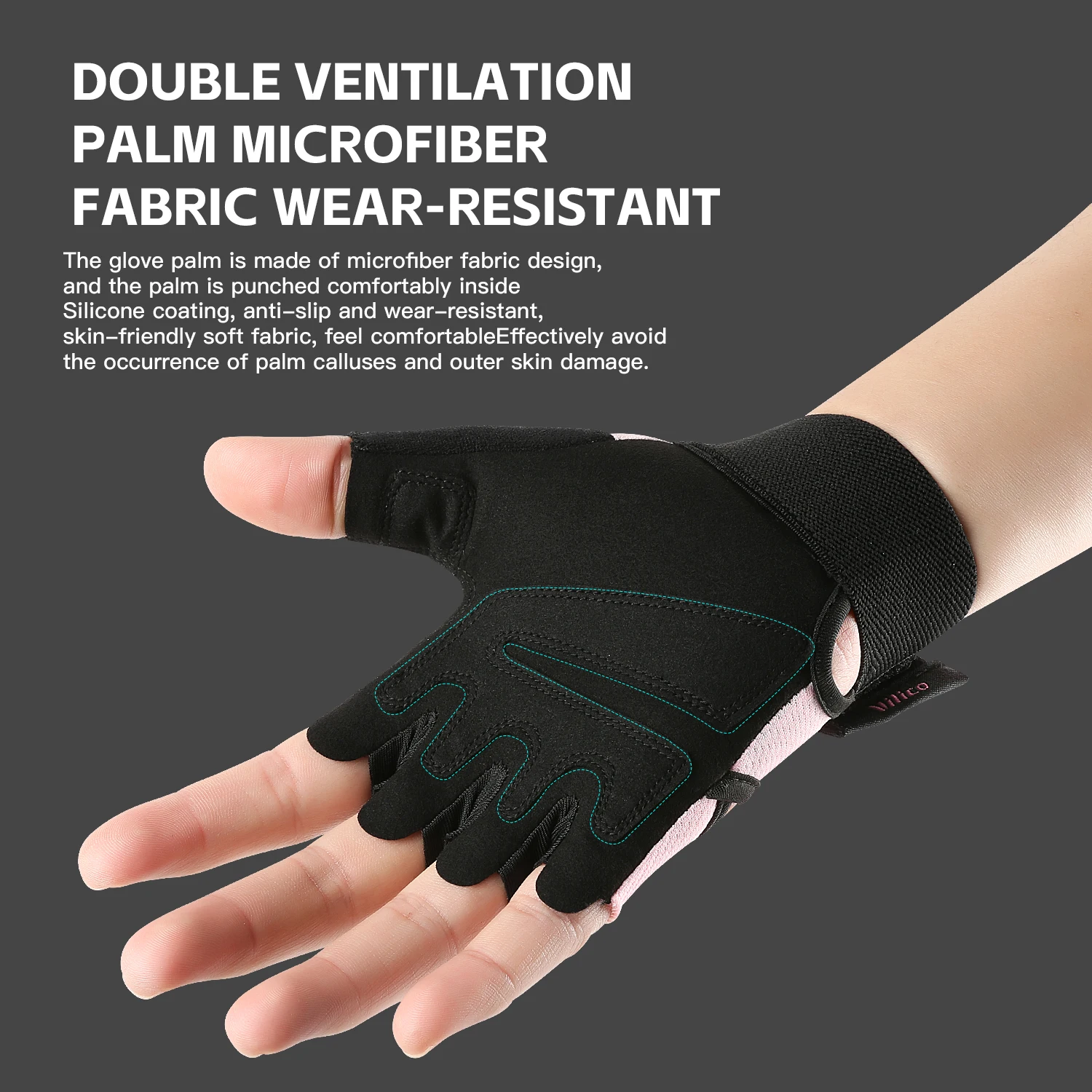 Fitness Gloves Bike Gloves Half Finger Summer Breathable Anti-slip Pad Shockproof Road Bicycle Gloves Cycling Shorts Gloves