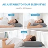 Memory Foam Pillow for Sleeping Adjustable Height Ergonomic Neck Shoulder Pain Relief Orthopedic Contour Sleeping Neck Pillow 6